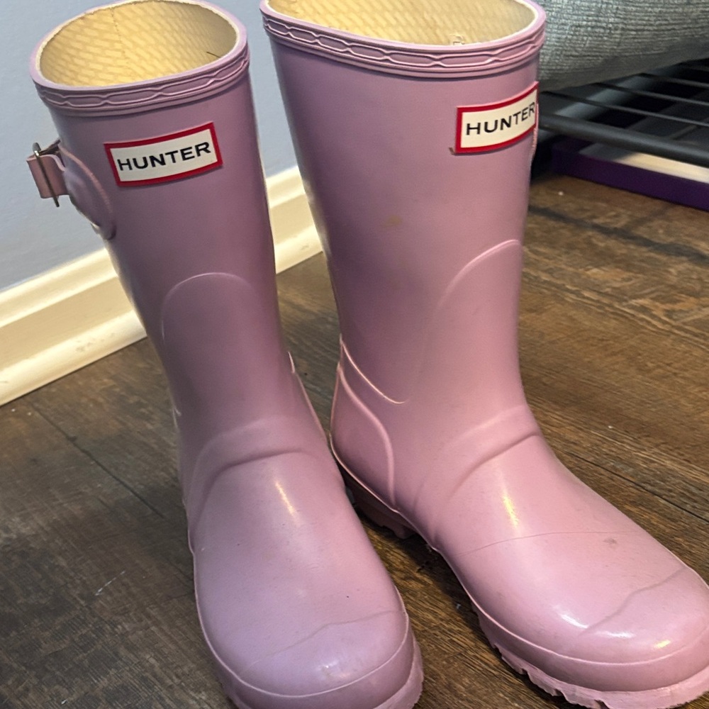 Hunter Lavender Waterproof Boots